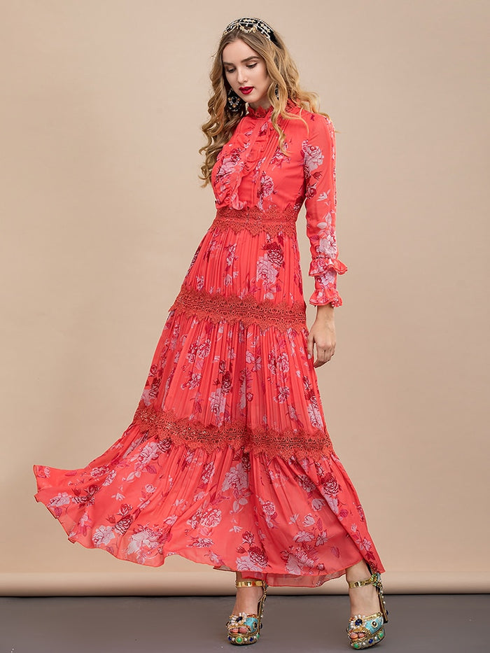 lace yoke floral flare dress Inspire Chic Women's Sleeveless Semi Sheer Yoke Floral Lace Mini Flare Dress XS Black